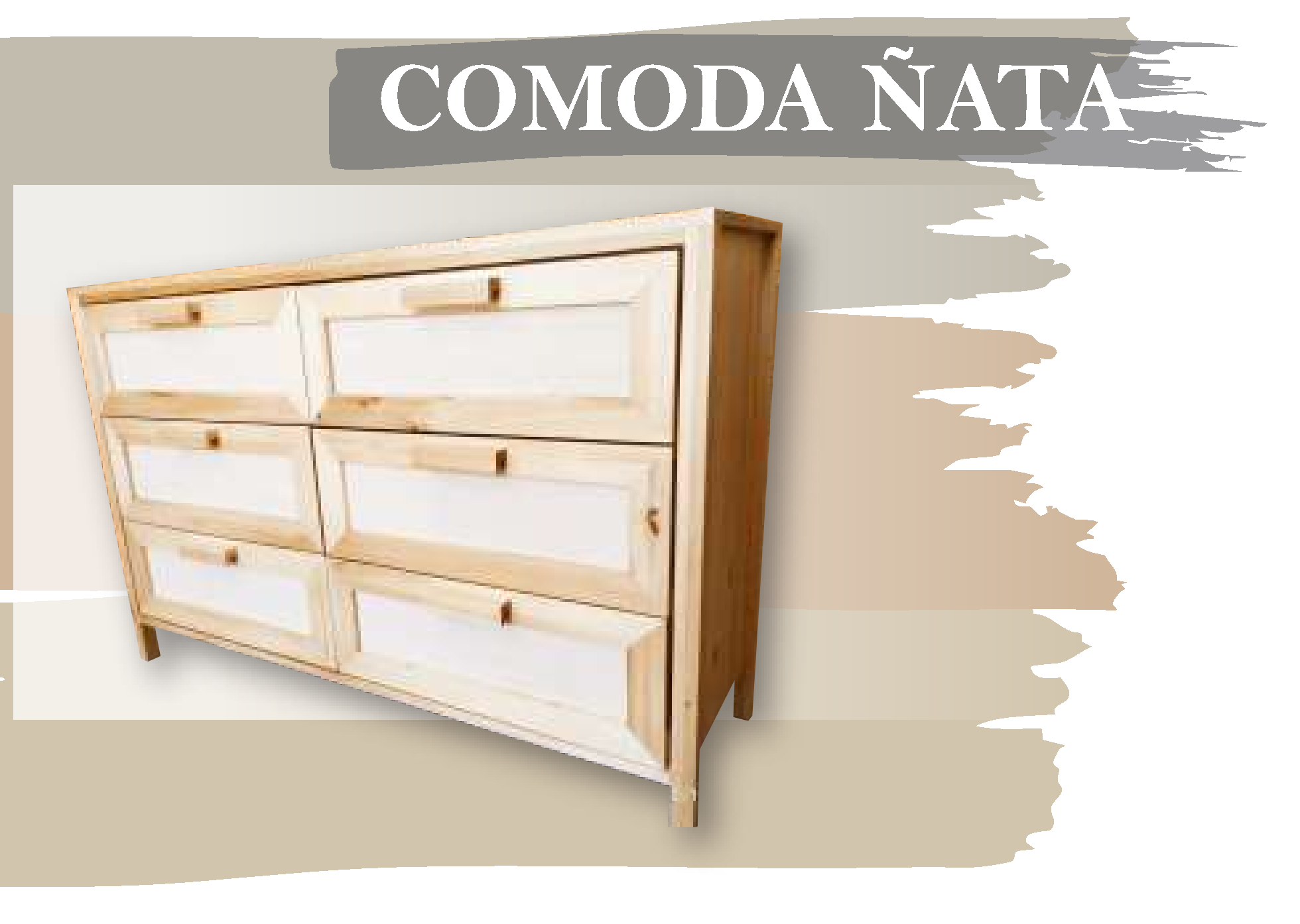 COMODA ÑATA - Med.: 160x40x80