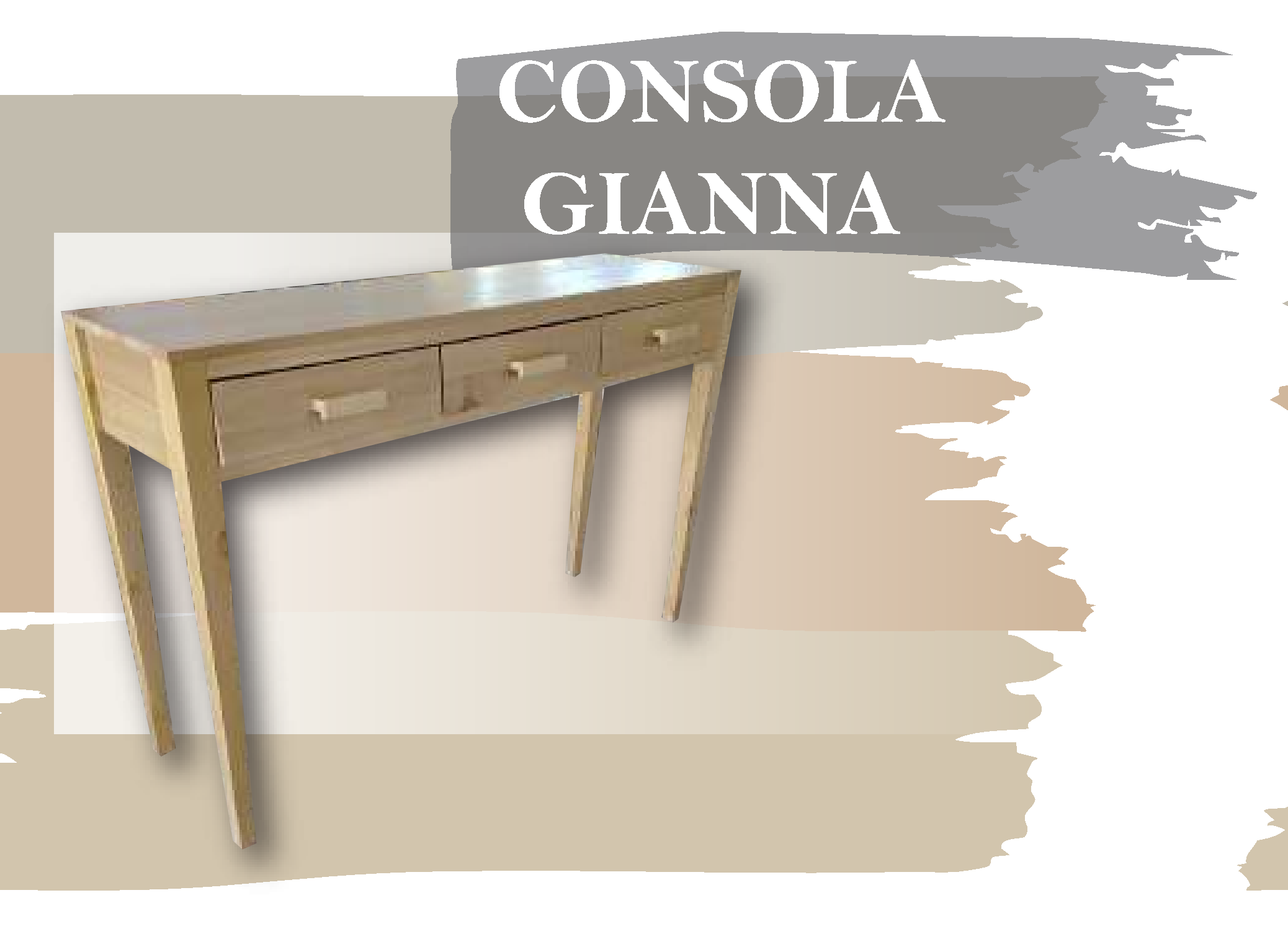 CONSOLA GIANNA - Med.: 120x30x80