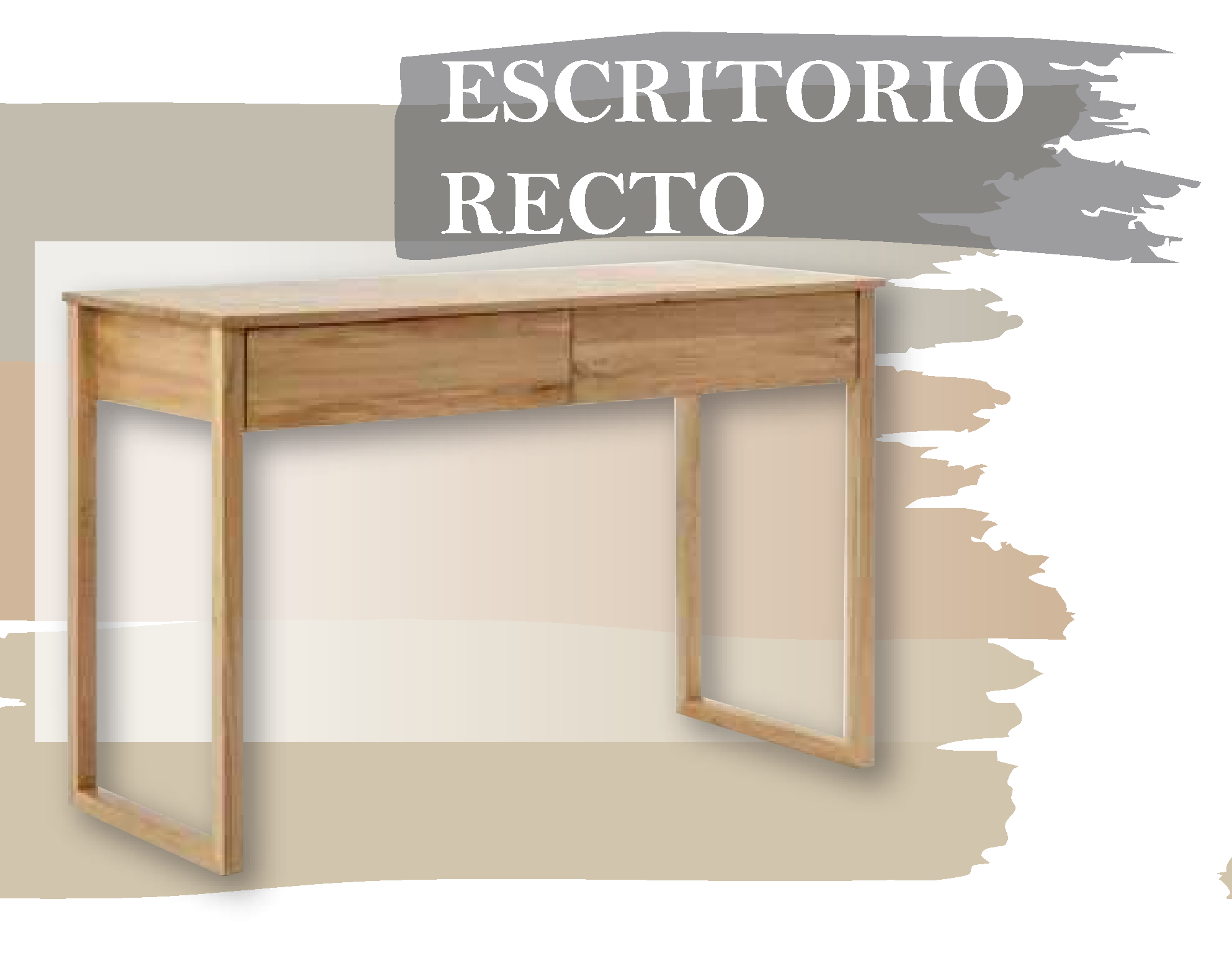 ESCRITORIO RECTO - Med.: 120x50x80