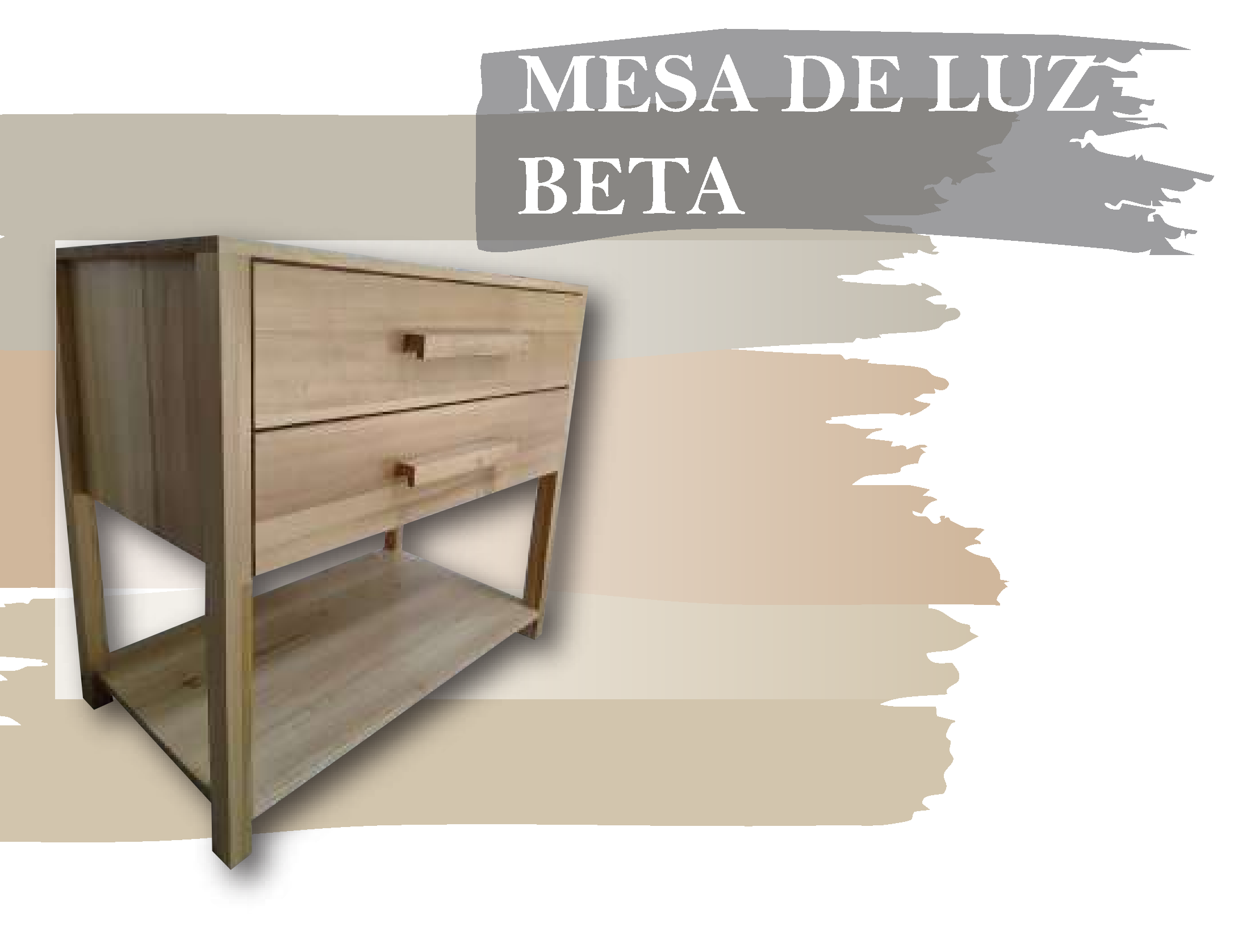 MESA DE LUZ BETA - Med.: 70x40x60 (x PAR)
