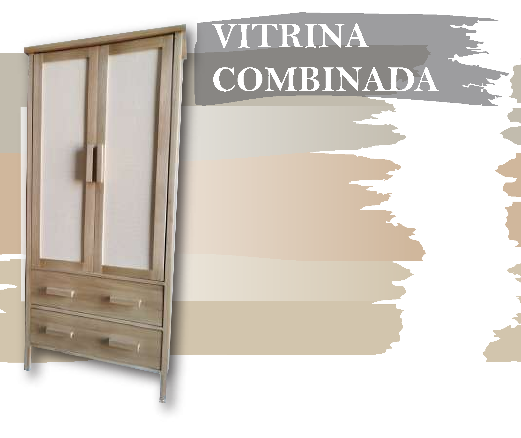 VITRINA COMBINADA - Med.: 180x40x80